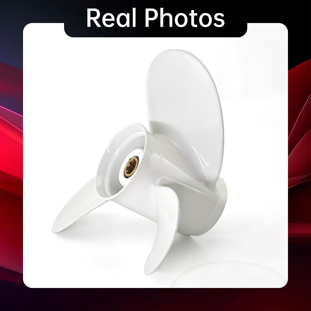 Для подвесного гребного винта Yamaha 8-1/2 x 8-1/2, винт из алюминиевого сплава, 3 лезвия, 7 шлицев для судового морского двигателя, 6, 8, 9,9 л.с., лодочного двигателя