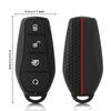 Silicone Car Key Case Cover Skin Protector Rubber Shell Holder for BYD Han Ev Tang Dm/Qin PLUS/Song Pro/MAX/Yuan Dolphin Buckle