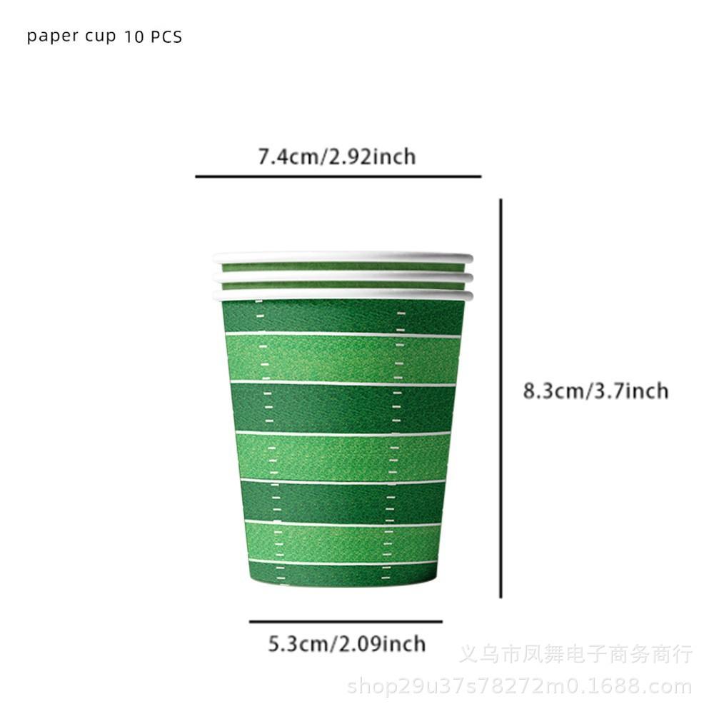 Super Bowl Football Kids Party Supplies Tableware Tablecloth Paper Plates Banners Pennant Decorations