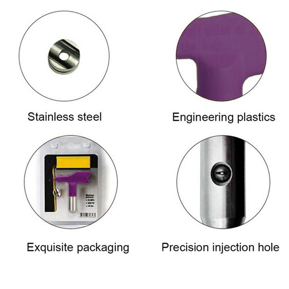 High Performance Airless Spray Tip Nozzle Fine Finish Sizes 209 655