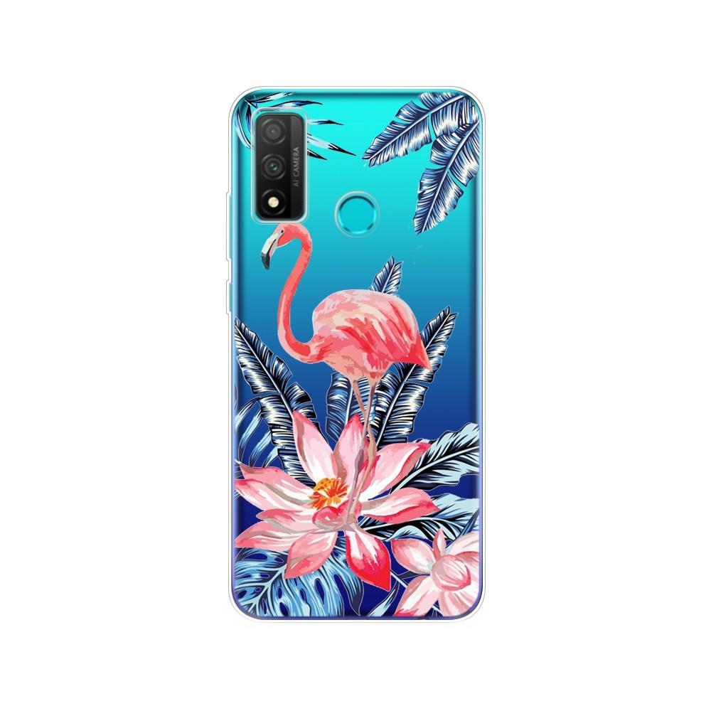 Чехол для Huawei P smart 2020, мягкий силиконовый чехол из ТПУ на заднюю панель телефона PSmart 2020 POT-LX1A, 6,21 дюйма, защитный чехол-бампер, чехол