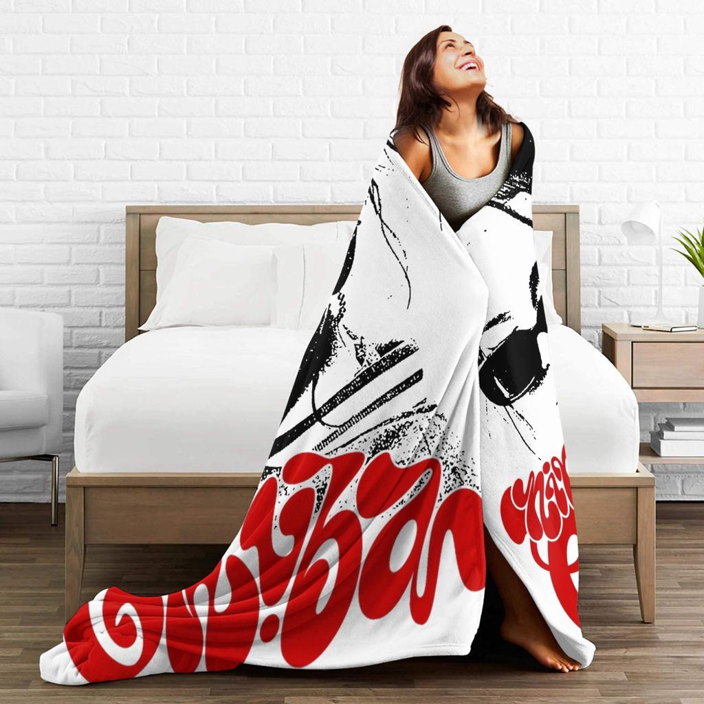 Nina Chuba Blanket Quality Soft singer Throw Blanket Winter Child Bedroom Novelty Bedspread