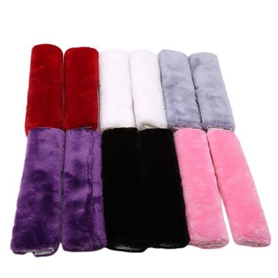 1 пара мягких нескользящих ремней безопасности, подголовник автомобиля, наплечники, наборы ремней безопасности, толстые плюшевые подушки для автомобиля