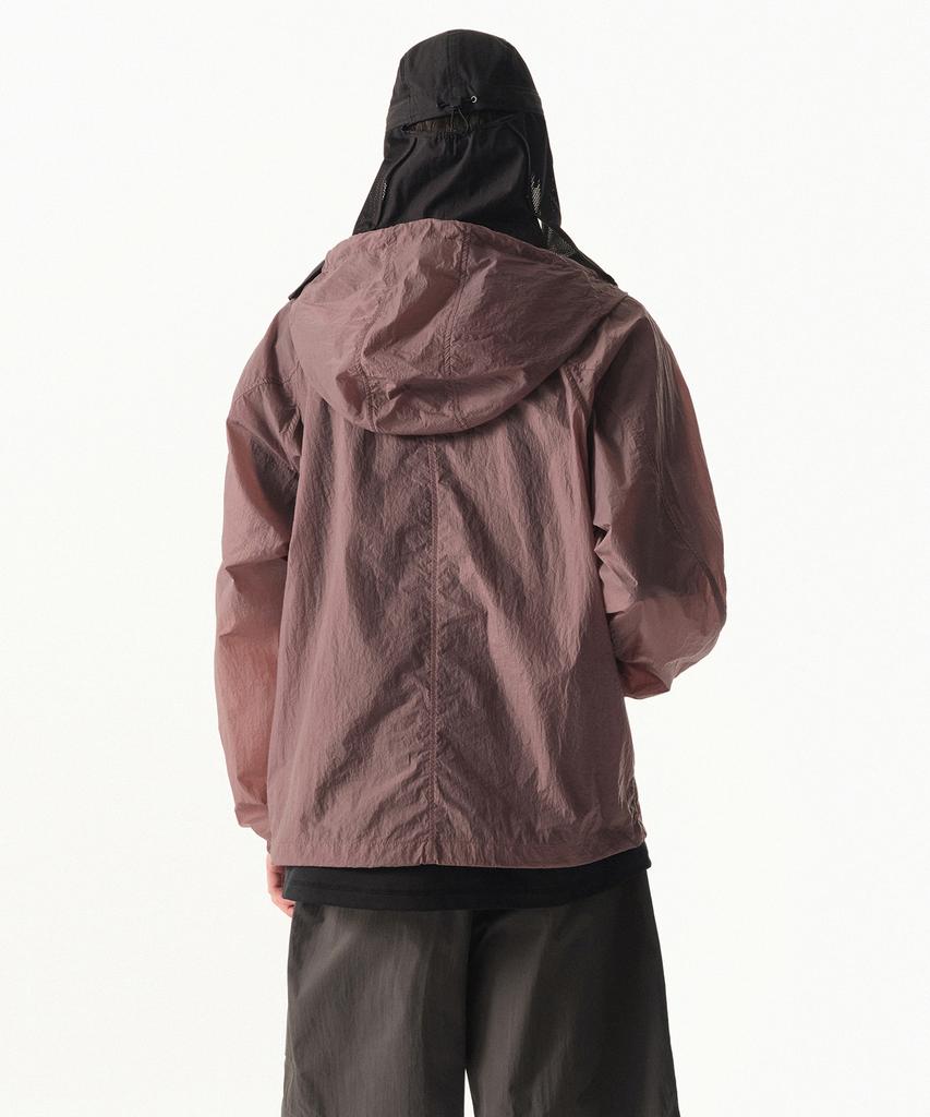 Musinsa Standard [City Leisure] Sheer Windbreaker Jacket [Smoke Pink]