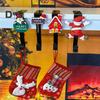 Christmas Stocking Holder No-Drill Metal Hook with Protective Pads L Shaped Stocking Holder Hook for Xmas Party Mantel Decoration