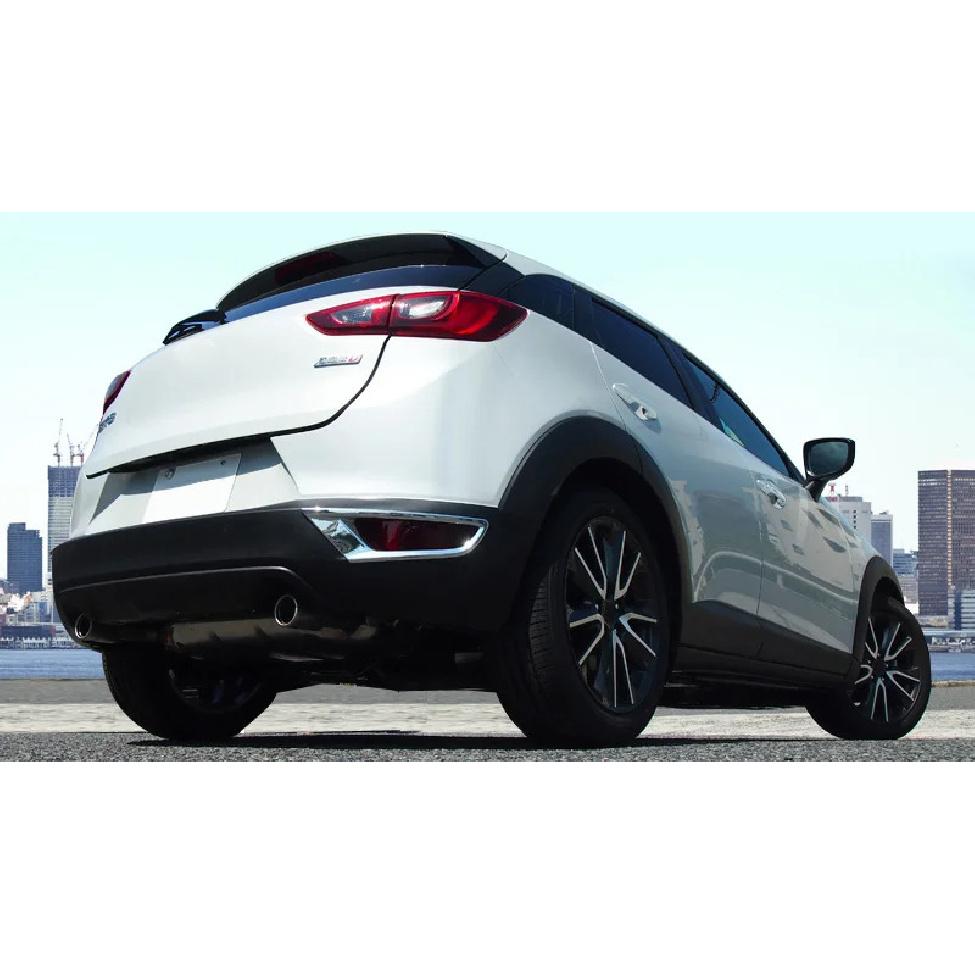 Abaiwai Car ABS Chrome Rear Tail Fog Lights Lamp Cover Trim for Mazda CX-3 CX3 Foglight Cover Protector 2015 2016 2017 2018