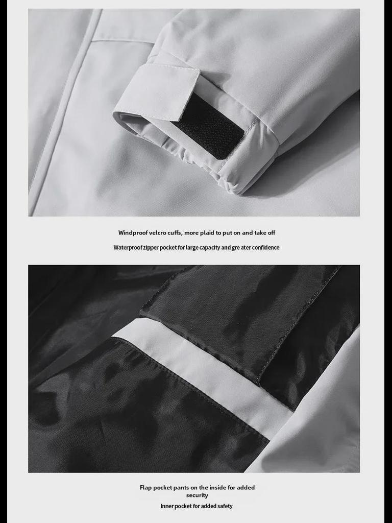 Unisex Waterproof Windbreaker: Outdoor, Windproof Mountaineering Jacket for Men & Women