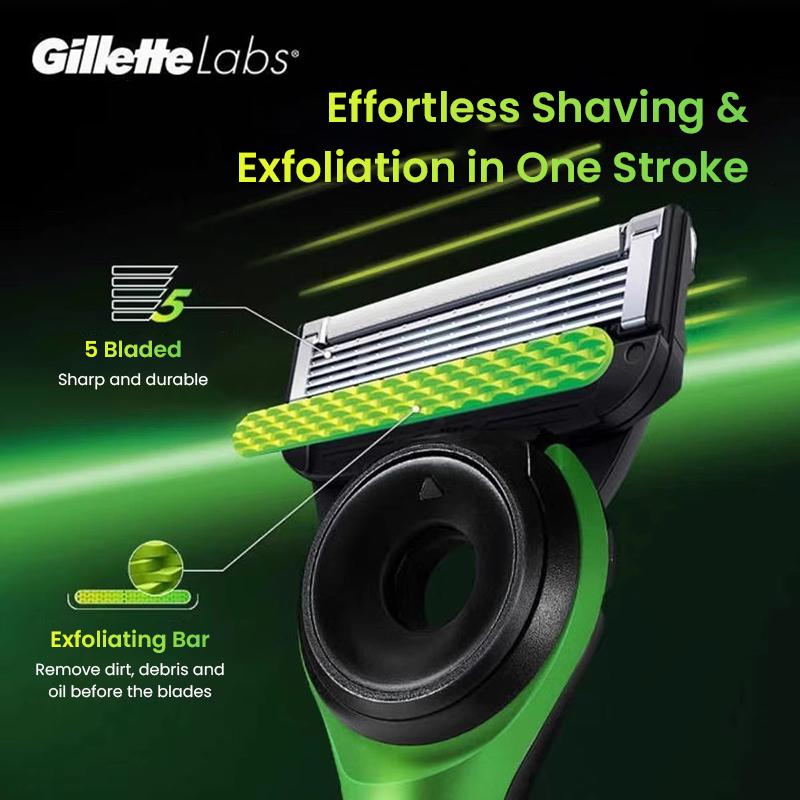 Gillette Набор бритв Razer Co-branded Labs Series, 1 ручка, 2 лезвия