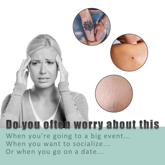 50 г/коробка корректор пятен татуировки портативный мягкий водостойкий безопасный безболезненный скрыть недостатки нетканый материал лист для ухода за шрамами наклейка для девочек