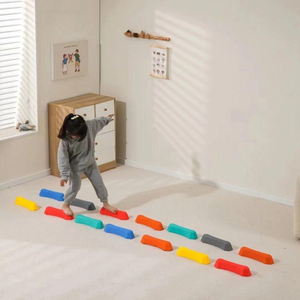 Outdoor Balance Training Foam Steps Balance Stack Stone Balance Sports Toys  Toddlers