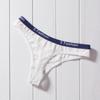 Женское нижнее белье из хлопковых стрингов. Женское короткое сексуальное нижнее белье. Длинные брюки с буквами.