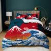 3D Landscape Pattern Quilt and Pillowcase 2/3 Pieces of Ink Painting Style Bedding AU180 * 210 Soft Home Decoration for Women's Rooms