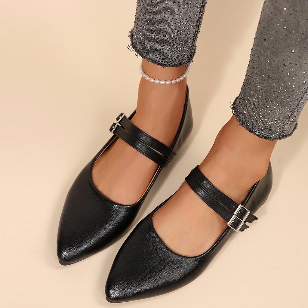 2025 New Women Flats Shoes High Quality Slip-on Daily Dress Shoes Woman Pointed Toe Comfortable Elegant Loafers Shoes Ladies