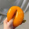 Handmade Orange Slushy Squeeze Fidget Toy Soft Slow Rebound Stress Relief Toy for Surprise Blind Box Filler Gift