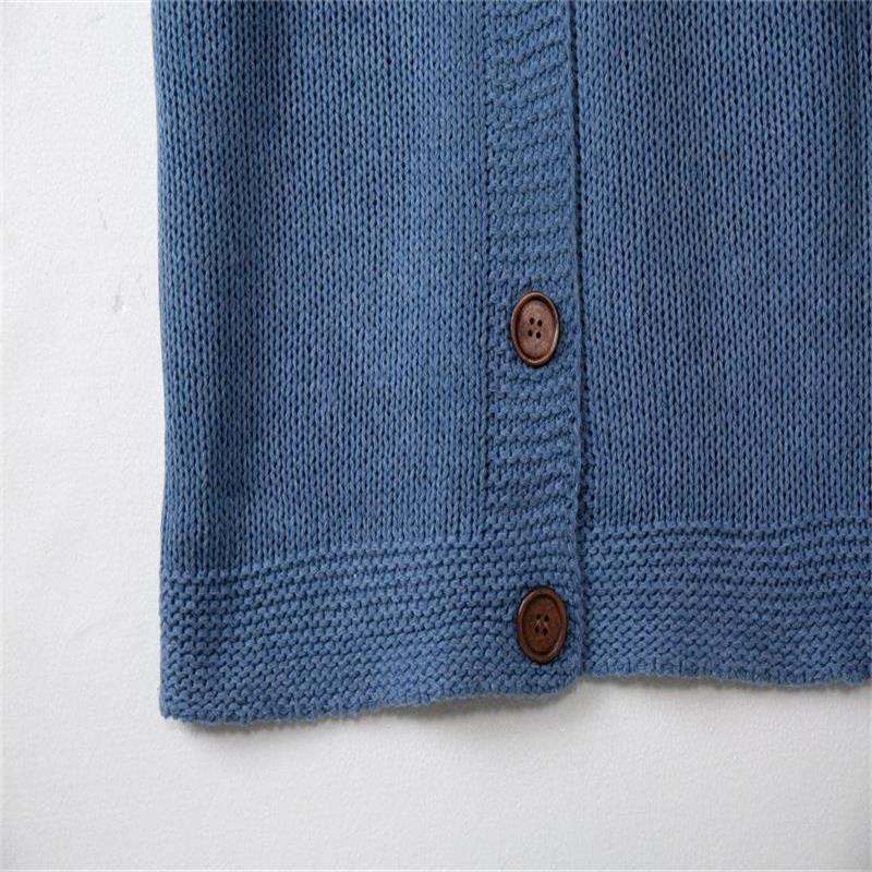 Women Knit Long Sleeve Warm Hooded Thick Cardigan Coat Winter Fashion Plus Size Knitted Sweater Ladies Long Coat Cloak Outwear