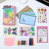 Confidence Building Craft Rainbow Scratch Art Kit Magic Scraping Paper Set for Kids Children Creative DIY Postcards Personalized Greeting Cards