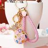 Good Fortune Key Ring Holder Rhinestone Lucky Bag Car Keychain Money Bag Keychain  Car Key Pendant