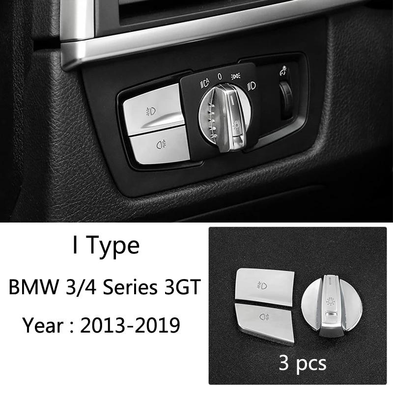 Carbon Fiber Internal Shift Knob Cover For BMW F30 F32 F34 F36 Multimedia Button Panel Decorative Sticker Accessories