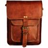 Handmade Goat Leather Messenger Cross-body Satchel Vintage Genuine Brown Bag