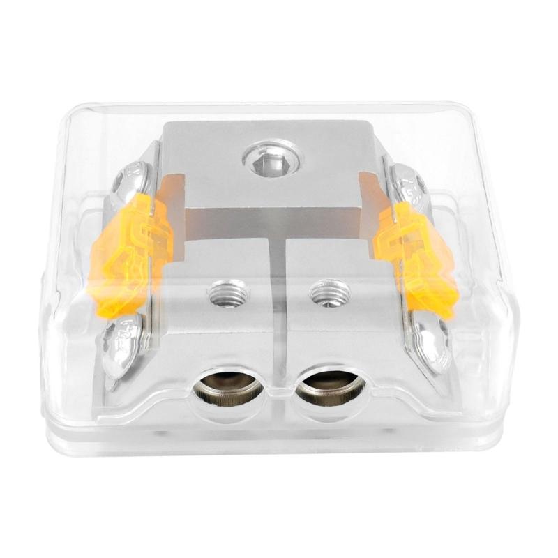 Vehicle Circuit Expansion Kit 1 To 2 Way Fuses Box With Overload Protection Ideal For Car Audios And Lighting Upgrades
