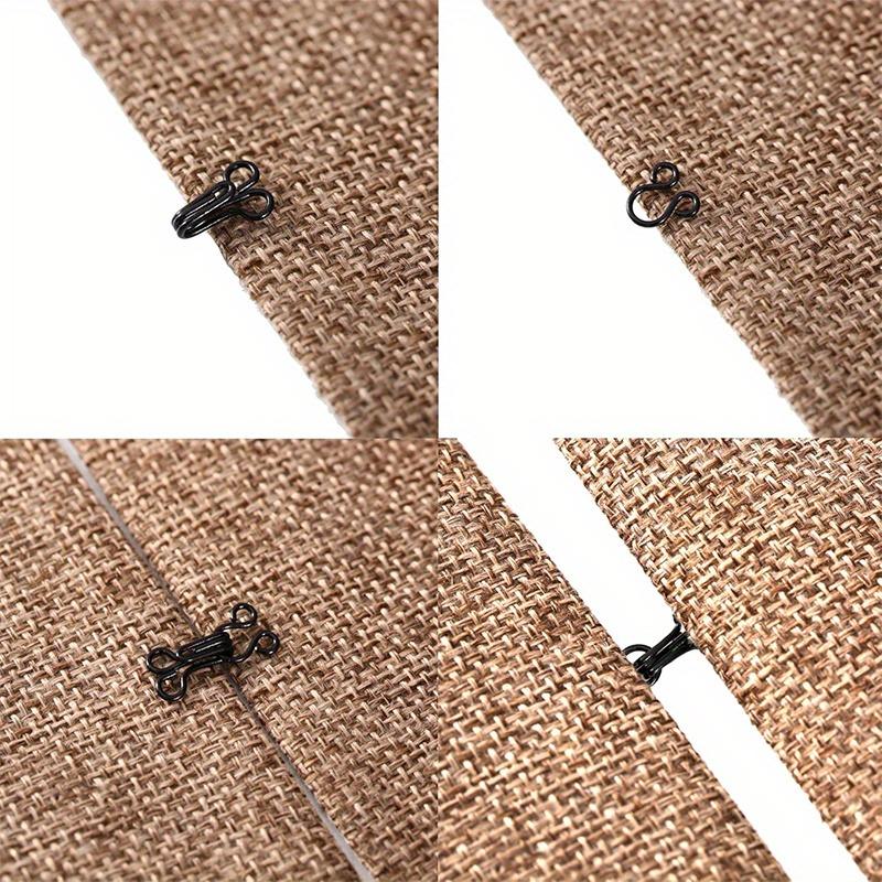 100 пар швейных крючков и петель для застежки для бюстгальтеров, одежды, брюк, юбок, для шитья, рукоделия, серебристые