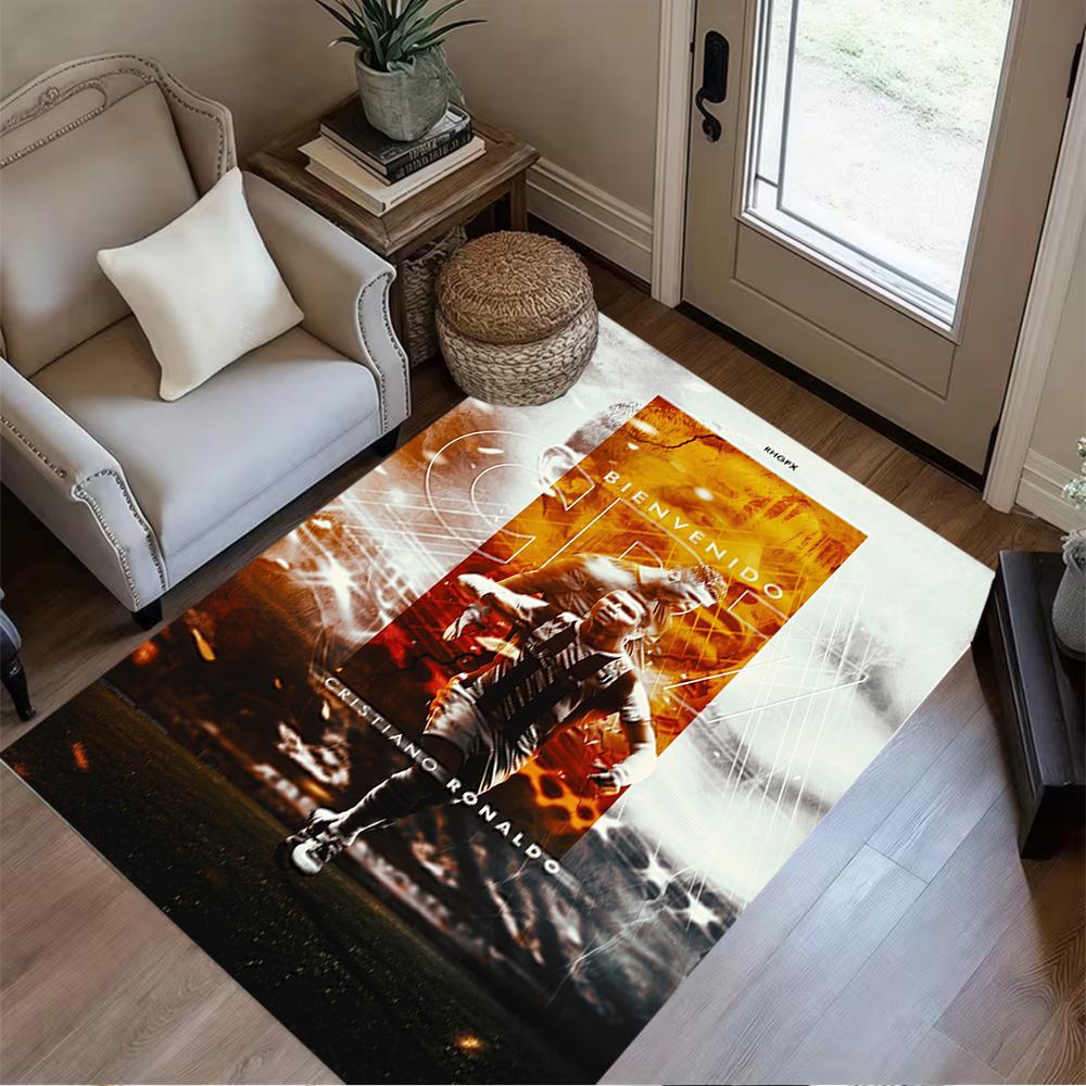 Welcome Cr7 Floor Rug Office Rug Design for Dining Room Hallway Foyer Entryway Antislip Carpet Office home decor Perfect Gift for Friends & Family