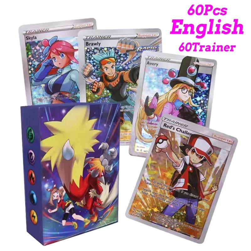 Pokemon Cards Vmax Vstar EX GX Energy Toys  Playsets Card No Repetition Exceed Evolution Charizard Full Flash Card Multiple People Battle