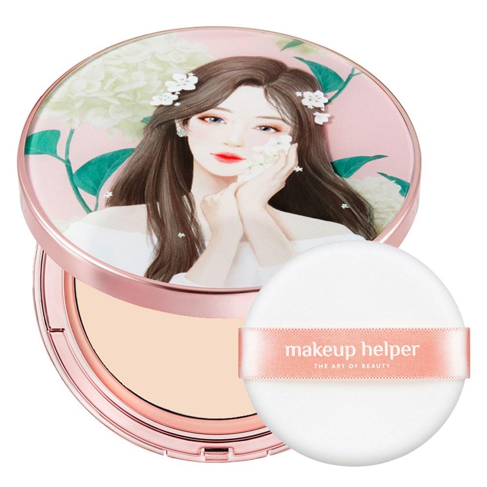 Makeup Helper Art Pact Original Professional Finish 25 г Sweet Sophia x 1 + эксклюзивный набор пуховок, нет. 22 бежевый телесный, 1 набор