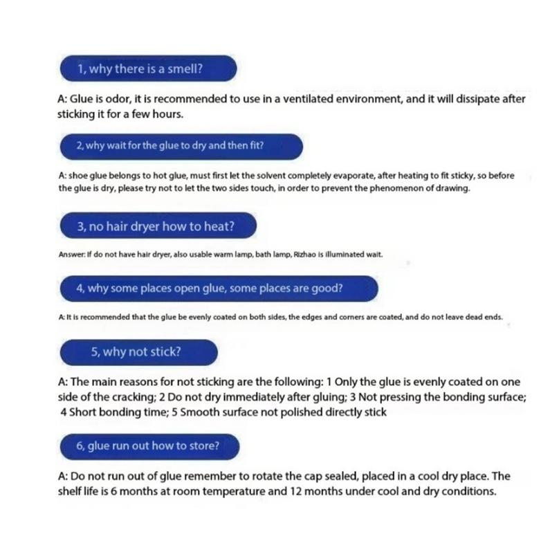 Водостойкий клей высокой вязкости для ремонта обуви из кожи и спортивной обуви