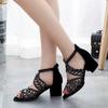 Women Summer Wedge Sandals Fashion Fish Mouth Pumps Sexy Hollow Out Shoes