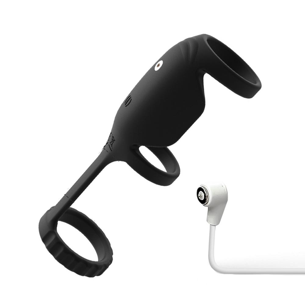 Мужское кольцо на пенис, вибратор, замок для эякуляции, кольца на член, вибрирующие яички, мошонка, носилки, кольцо для пар, секс-игрушки для мужчин