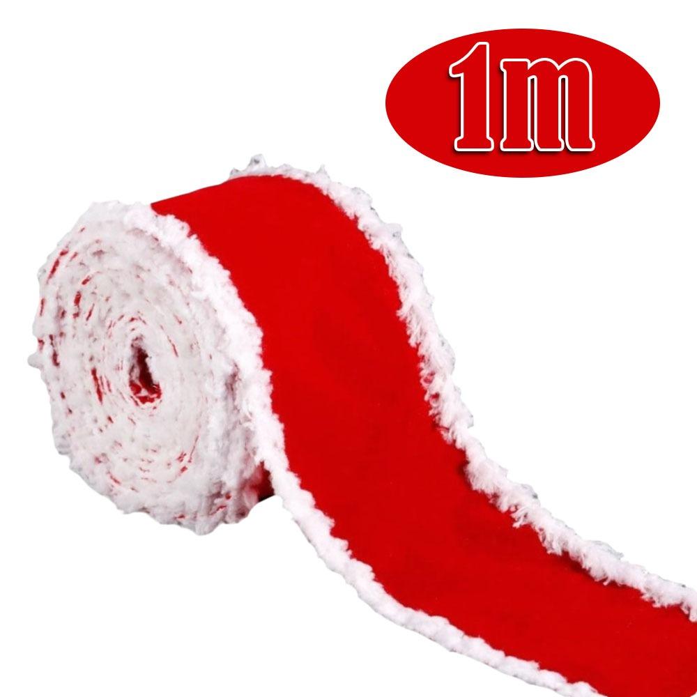 DIY Christmas Bows 1/5m Christmas Gift Packing Ribbon Portable Wreath Bows  Christmas Decoration