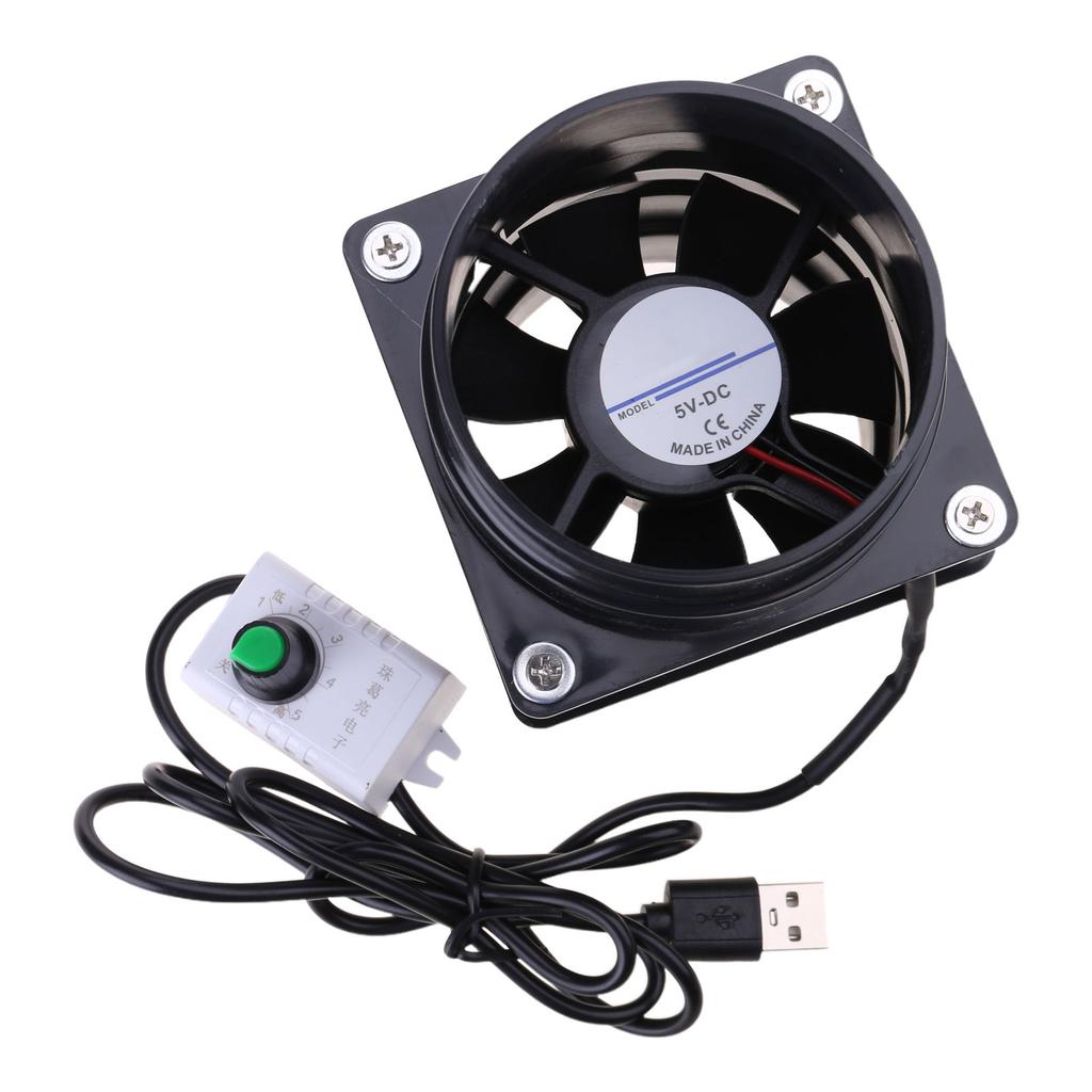 USB Регулируемая скорость Поглотитель дыма при пайке ESD Вытяжной вентилятор для удаления паров с трубой 1/3/6 м Вентиляционный вентилятор