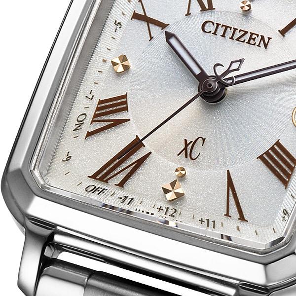 CITIZEN xC Hikari Collection Square 2way Solar Radio-controlled ES9500-51A Wrist Watch for Women