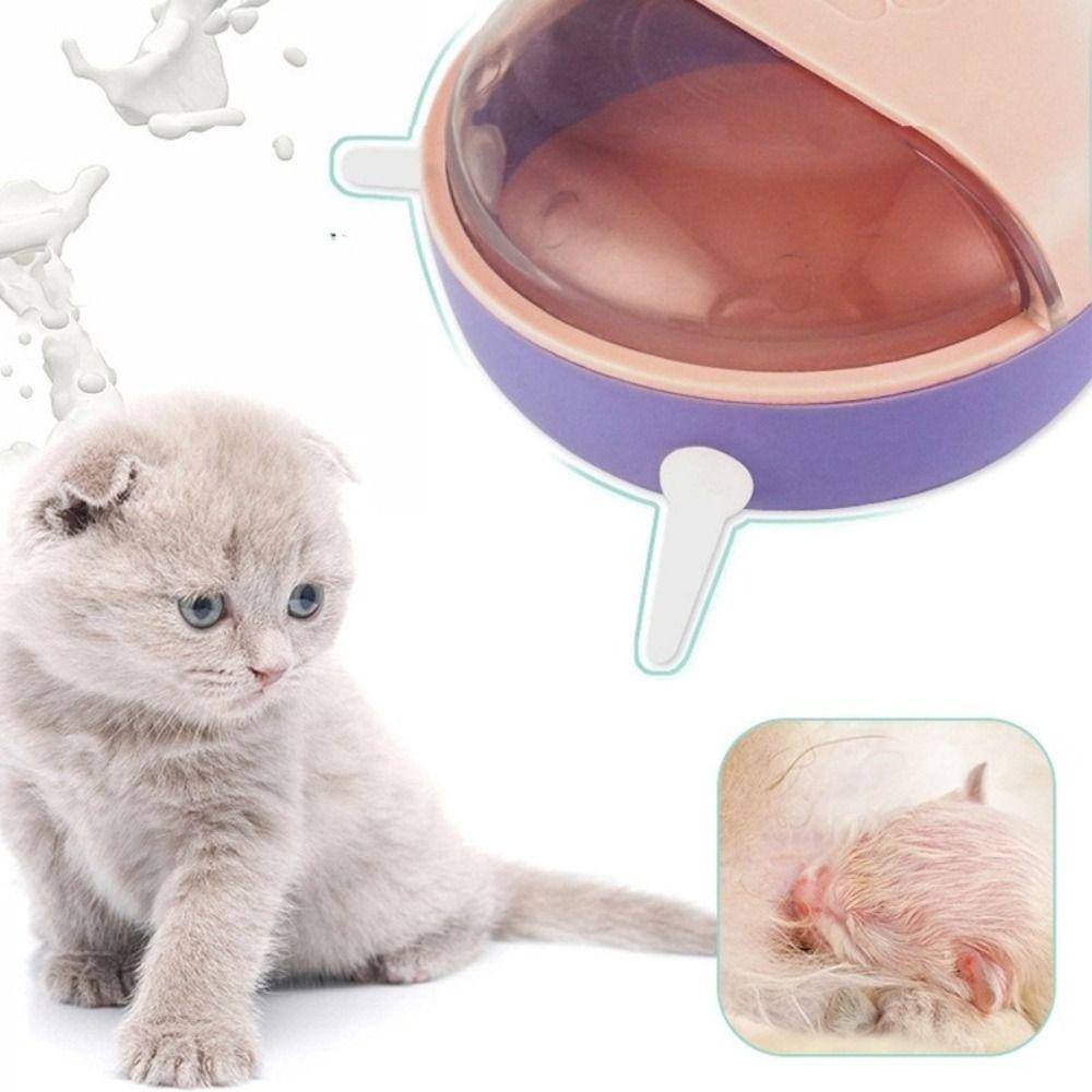Непроливающаяся кормушка для щенков, устойчивая к укусам, с 5 сосками, соска для кормления домашних животных, съемная самокормушка для кошек
