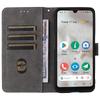 For Doro 8100/8200 Case Wallet RFID Blocking PU Leather Phone Cover Stand with Strap