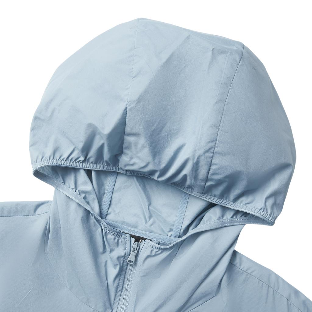 Li-Ning Comfortable Casual Minimalist Hooded Zipper Solid Color Versatile Jacket Men Jackets Slate-Blue AFDV261-9