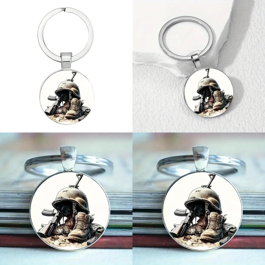 Vintage Military Style Zippo Lighter With Battle Boots Helmet And Weapon Design For Collectors Gift