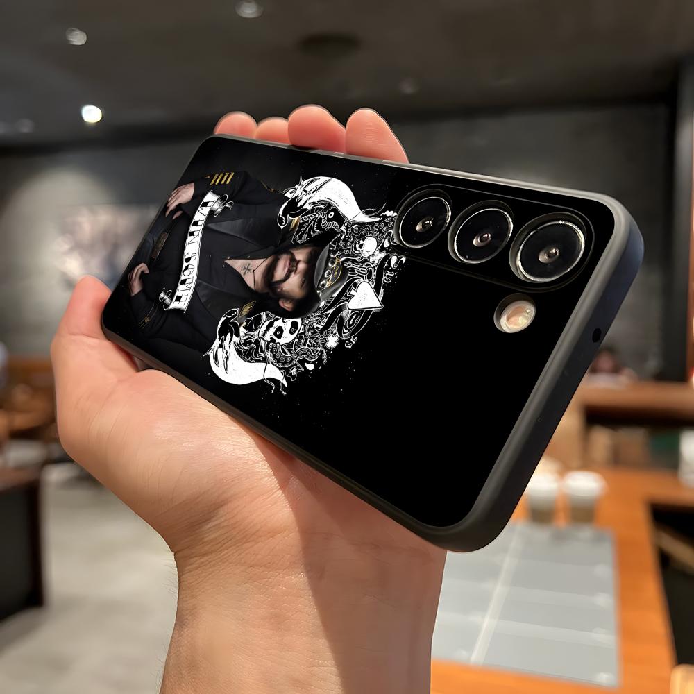 Чехол для телефона S-Singer L-Lemmy-Kilmister для Samsung A56 A36 A26 A16 A15 A25 A35 A55 A14 A34 A24 A54 Черный Мягкий