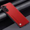 Роскошный чехол из искусственной кожи для Samsung Galaxy S23 Plus S23 Ultra S23 FE 5G, задняя крышка, матовый силиконовый защитный чехол для телефона, коке