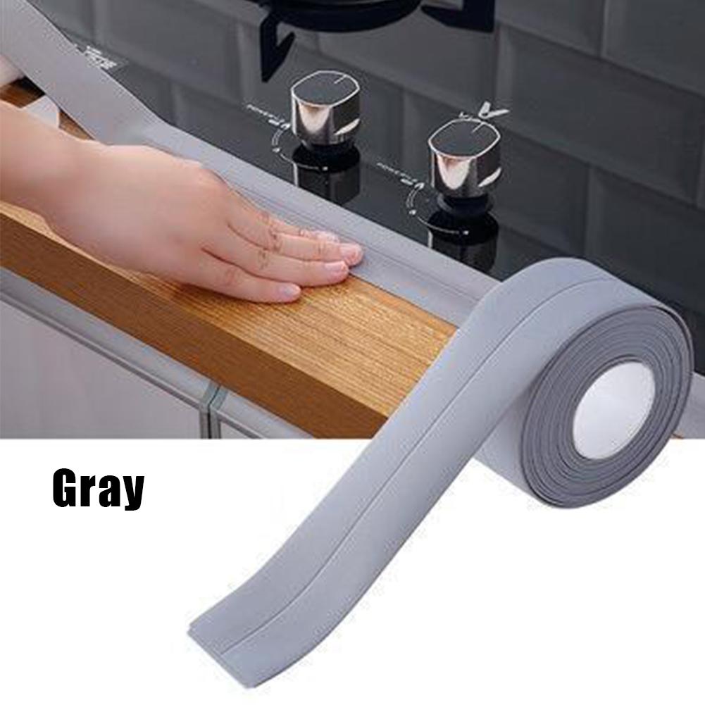 Universal Caulk Tape Sealing Strip PVC Repair Tape Toilet Bathroom Wall Sink