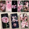 Чехол с красивым цветком пионов для Samsung Galaxy J1 J3 J7 J5 2016 A3 A5 2017 J8 A7 A9 J4 J6 A6 A8 Plus 2018
