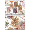 Decompression 3D Landscape Sticker Visual Stacking DIY Cabin Scene Sticker  Children Gift
