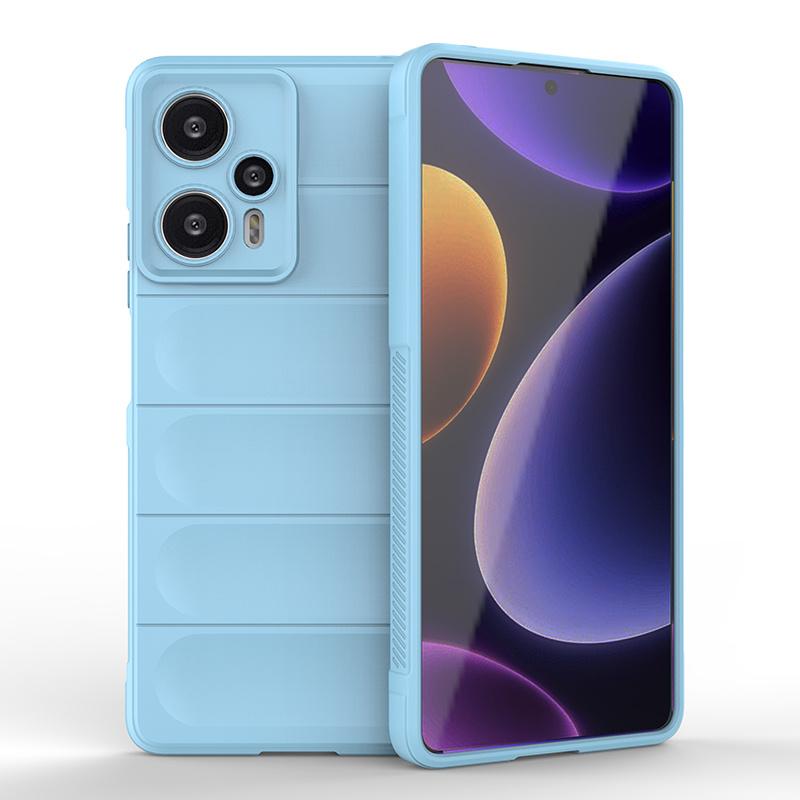 Для Poco F5 Чехол Чехол Poco F5 Capas Новый Бронированный Противоударный Резиновый Бампер для Телефона Мягкий ТПУ Для Чехлов Xiaomi Poco F 5 F5 Чехол