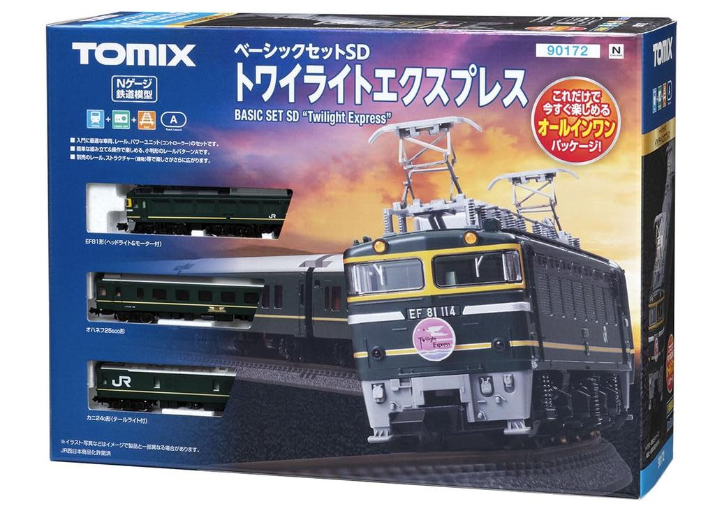 TOMYTEC TOMIX N Gauge Basic Set SD Twilight Express 90172 Railway Model Introductory Set