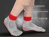 Level 5 Cut-Resistant Breathable Five-Finger Outdoor Socks for Maximum Foot Protection