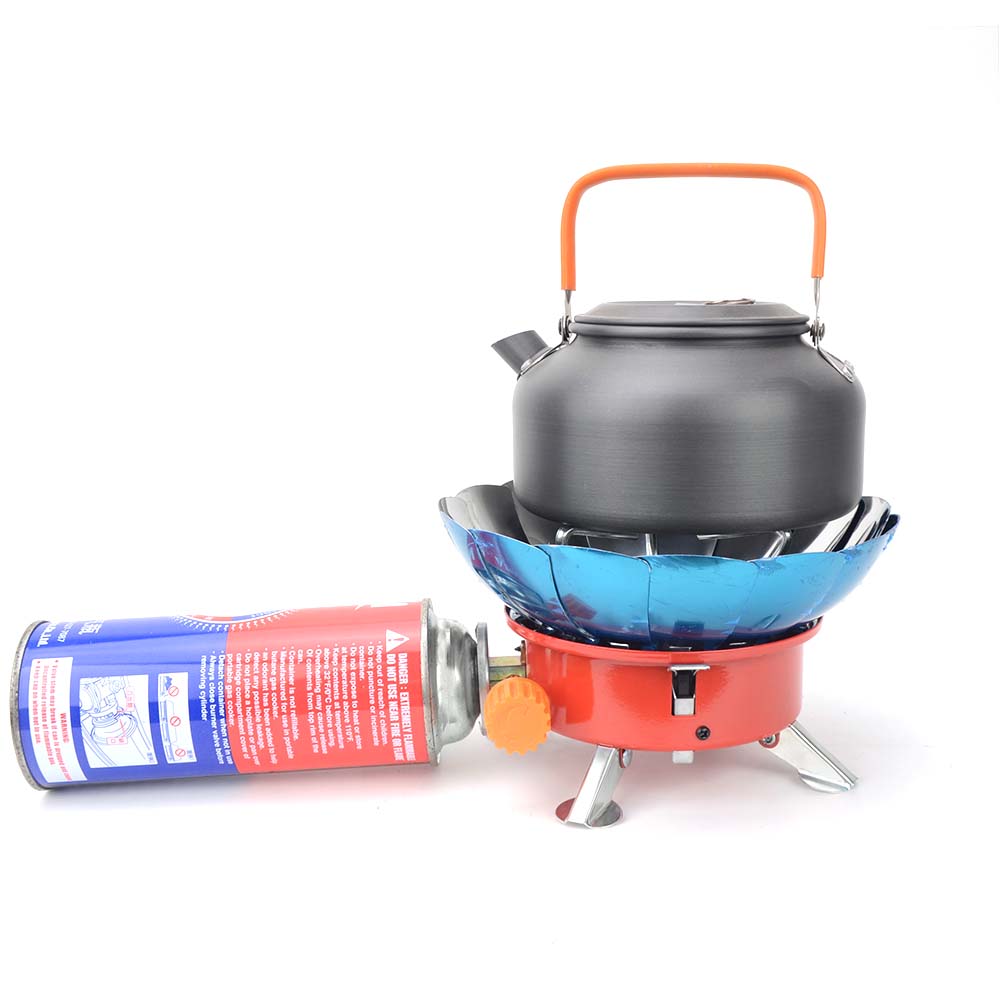 2800 Вт ветрозащитная портативная уличная газовая плита для кемпинга, горелка для пикника с сумкой для хранения для походов