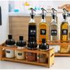 Wooden Spice Jar Rack Kitchen Seasoning Can Storage Rack Oil Bottle Condiment Shelf Spice Jar Stand Kitchen Organizer Holders