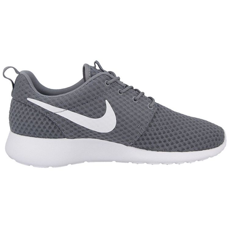 Nike Roshe Run Breeze Cool Grey Мужские Кроссовки Белые 718552-010