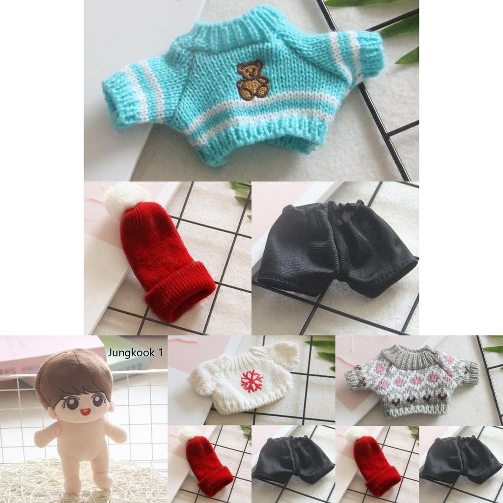 Kpop Doll Bts Jungkook Jimin Suga Rm Jin Jhope V Plush Clothes Soft Stuffed Toy
